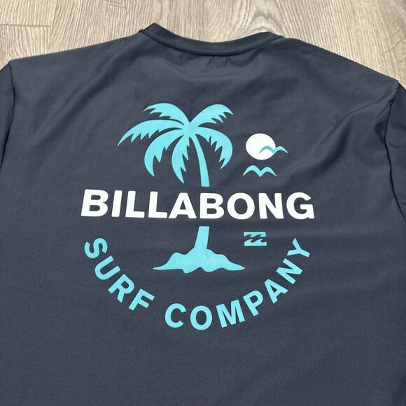 Billabong UV Surf Men's Loose Fit Surf Shirt UPF 50+ Sun Protection Black Sz XL - Picture 7 of 7